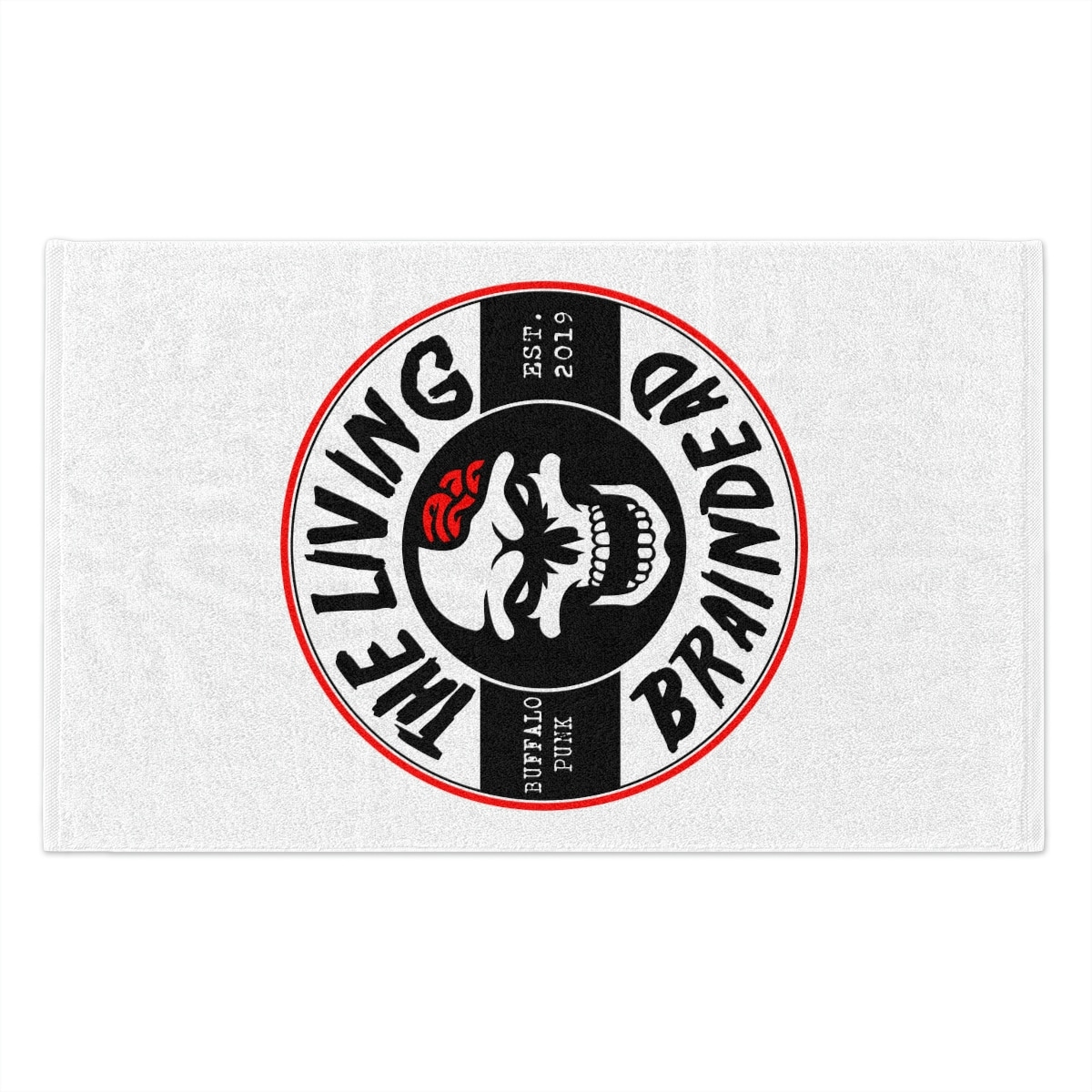 Living Braindead "Established" Logo Rally Towel, 11x18 - Image 2