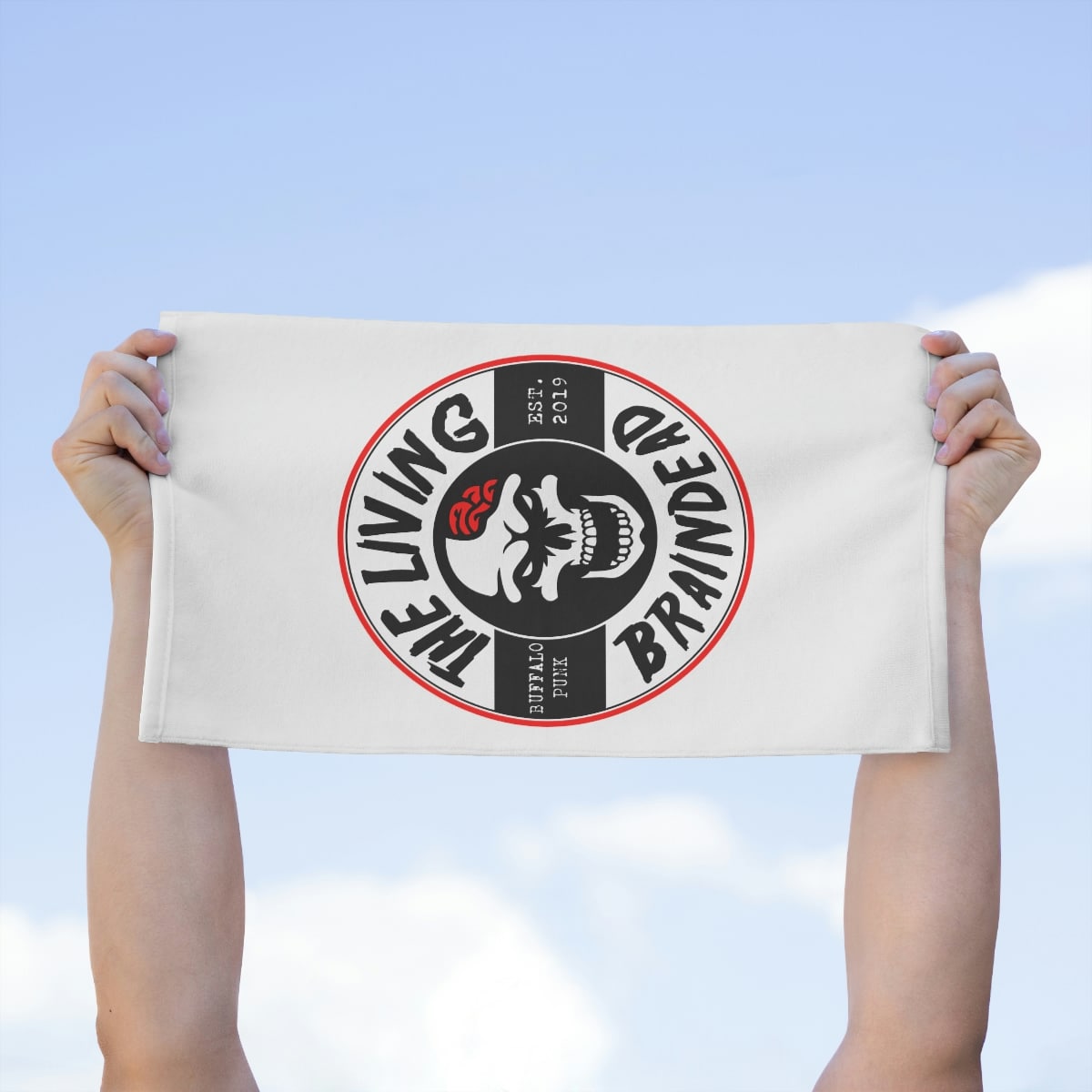 Living Braindead "Established" Logo Rally Towel, 11x18 - Image 3