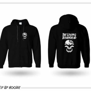 Living Braindead Zip-Up Hoodie