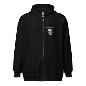 Living Braindead Shaded Skull Unisex heavy blend zip hoodie
